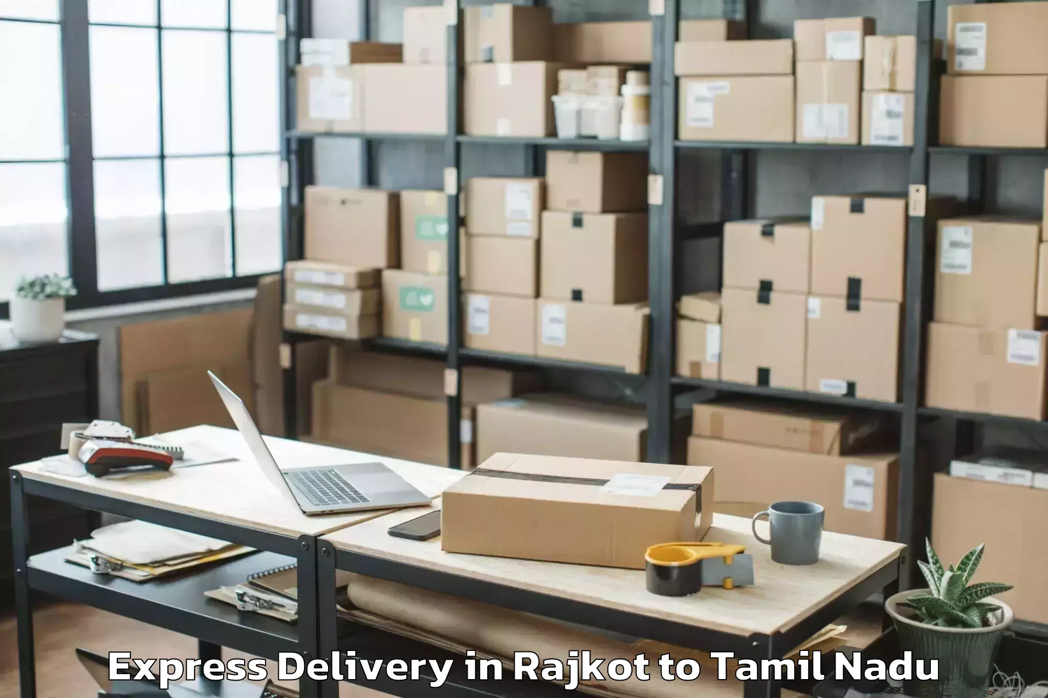 Professional Rajkot to Kelamangalam Express Delivery